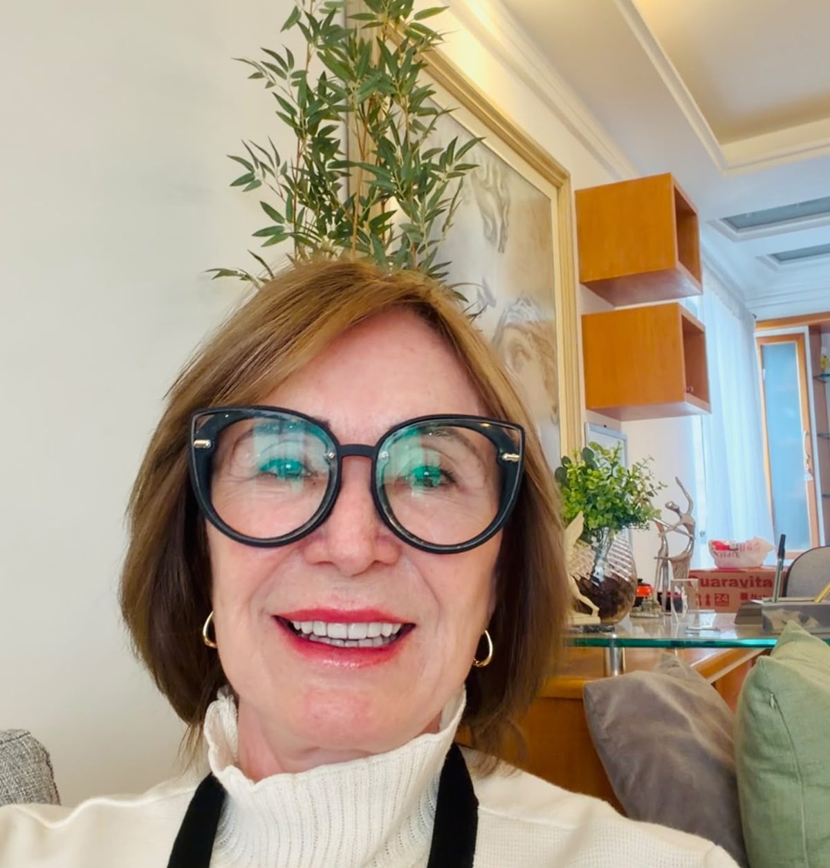 Margareth Kuster no consultório
